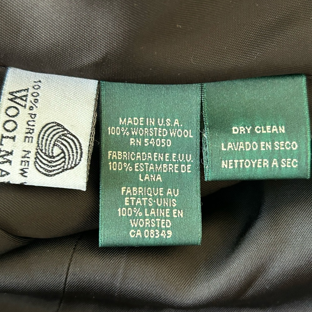 Vintage Ralph Lauren Crest Wool Blazer Jacket - Picture 8 of 8